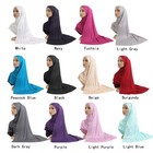 Muslim Hijab Jersey Scarf Rhinestone Head Wrap Shawl Scarves Headscarf Turban