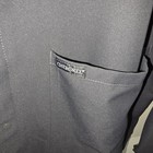 Cherokee Lab Coat Charcoal Gray Size Xl