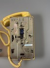 Vintage At t Bell System Rotary Wall Phone Harvest Yellow Retro Landline 554bmp