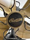 Antique Century S2-10 Inch Brass Blade Table Fan Model 55
