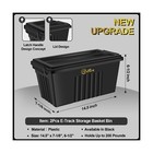 2 Pack E-track Basket Storage Bin  To Tool Organizer Workshop  Garage