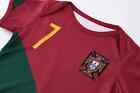 National Portugal Soccer Home Infant Baby Bodysuit  7 Ronaldo-size-0-9 Months