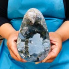 3 78lb Natural Blue Celestite Geode Quartz Crystal Mineral Specimen Healing