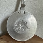 Vtg Everlast Metal Hand Forged Hammered Aluminum Flip Pan 10 8 In Silent Butler