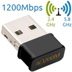 1200mbps 802 11ac Usb 3 0 Wifi 5 Dongle Pc Network Adapter Dual Band 2 4 5ghz