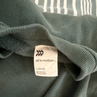 All In Motion Women s Green Pullover Fleece V-neck Cotton Blend Sweatshirt L