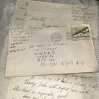 1945 Wwii Letter From Field Artillery Replacement Training Ft Bragg 2 Lieutenant