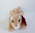Fao Schwarz Lying Tiger Plush Stuffed Animal 15  Gold Edition