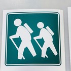 Handmade 10    Appalachian Trail Sign Gloss White Acrylic Free Decal   Shipping