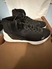 Under Armour Curry 3 Cyber Monday Mid Top Cushioned Basketball Shoes Black white