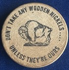 Vintage Wooden Nickel     New York City Coin Convention     Henry Hudson Hotel