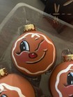 Christmas Ornaments Gingerbread Hand Painted