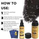 Hairthik Hair Building Fibers Starter Kit  Instant Fuller Look   Black Hfb7 b