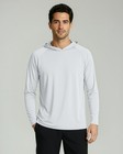 3 Pack Men s Rash Guard Hoodie Long Sleeve Sun Swim Fishing Sports