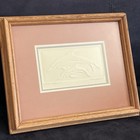 Nora K  Fischer Vtg Dolphins Art Signed Ed 131 250 Framed 1984