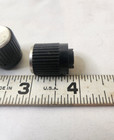 Stero Knobs Black And Chrome Lot Of 3