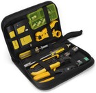 F Compression Tool Coax Cable Crimper Kit  Adjustable Rg6 Rg59 Rg11 75-5 75-7   