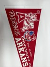 Vintage 1991 Arkansas Razorbacks University Pennant 12x30 Football Independence
