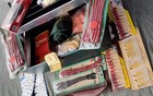 New Old Stock Vintage Umco 600 U Tackle Box And Full Of Tackle