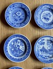 6 Different Spode Blue Room Collection Georgian Series 3 1 8  Butter Pats Dishes