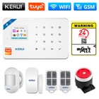 Kerui Wifi Gsm Alarm System Smart Home Wireless Security Burglar Door Sensor Kit