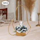 10 Pcs Gold  Metal Geometric Centerpiece Elegant Wedding Centerpieces For Tables