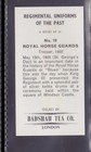 Royal Horse Guards - Trooper - 50   Year Old English Trade Card   19