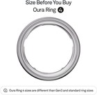 Oura Ring 4   Size 7   Silver   Bluetooth   Jz90-54217-07   Excellent