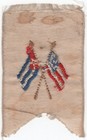 Original 1898 Spanish American War Us   Cuba Flags Woven Ribbon