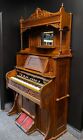 1800s Crown Geo  P  Bent Pump Organ - Chicago  Illinois