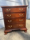 Beautiful Vintage Henkel Harris 4-drawer Black Cherry Bachelor Chest Exc   Cond 