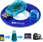 Phone Card Reader Nano Micro Standard Usim Uim Sim Usb Adapter Copy Clone Wri   