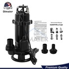 1 Hp Sewage Grinder Pump     220v 4200 Gph Sep100ca 2  Discharge Auto Float Switch