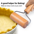 Wooden Rolling Pin Small 9 5cm Non-stick Dough Roller Pizza Kitchen Baking