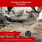 Tusk Aluminum Skid Plate Silver For Kawasaki Klx 140 Models