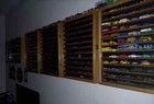 Car Display Case 12 Shelves Matchbox Model Toy Diecast Collection Wood Cabinet