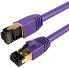 Cat8 Purple Sftp Ethernet Cable 40gbps 2ghz Copper Lan Wire 0 5ft-75ft Multi Lot