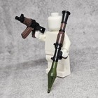 Multipack Guerrilla Weapons Lot Black Brown For Block Minifigures D11gw3