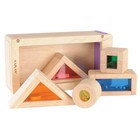 Guidecraft Rainbow Sound Blocks - 5 Pieces