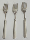 Wm  A Rogers Silver Plated Dinner Fork Lot 3 Vintage 1900-50 Plain Flatware Usa