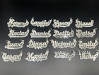 Custom 925 Silver Nameplates 
