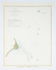 1850 U s  Coast Survey Chart Of Cape Canaveral  Florida    antique Original