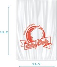 Tafura Cotton Candy Bags With 1 Count  pack Of 100   Clear And Red Print 