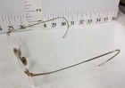 Vintage Small 12kt Gold Filled Hexagonal Rimless Glasses Without Case  