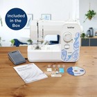 Lx3817 17-stitch Portable Full-size Sewing Machine  White