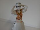 Large Porcelain Hollohaza  4834 Hungary European Dancer   Mint 12 Inch