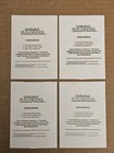 Vintage 1978 Big G Cereal Lot Battlestar Galactica 4 Cards  13 - 16 Stand Ups