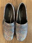 Klogs Usa Naples Pyramid Multi-color Rainbow Geometric Clogs Work Shoes Women 6