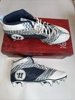 New Warrior Burn6bt Lacrosse Cleats Size  10d Blue gray