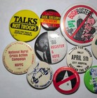Vintage Pin Pinback Button Lot - March On Washington  Peace Equality 
